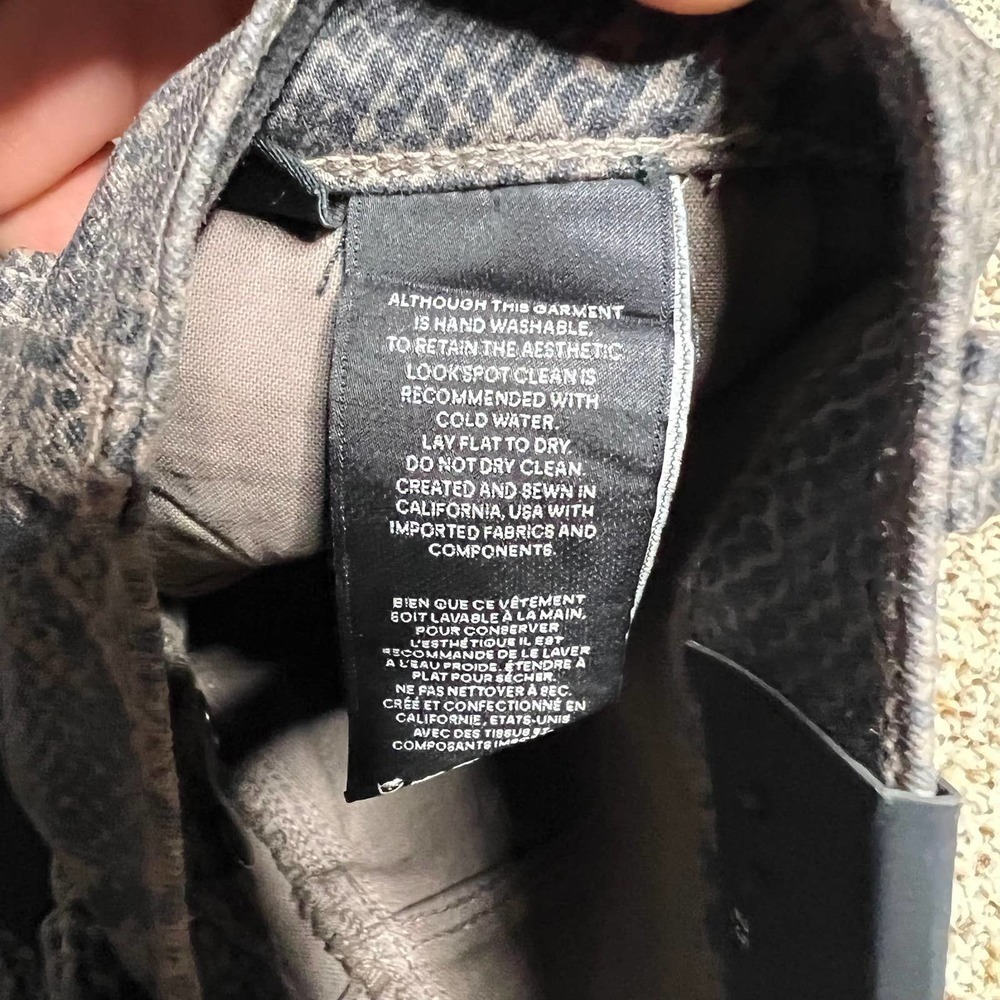 NWT J. Brand Hi Rise Crop Skinny Jeans Snake Print Brown Black Womens Size 25x26 - Picture 11 of 12